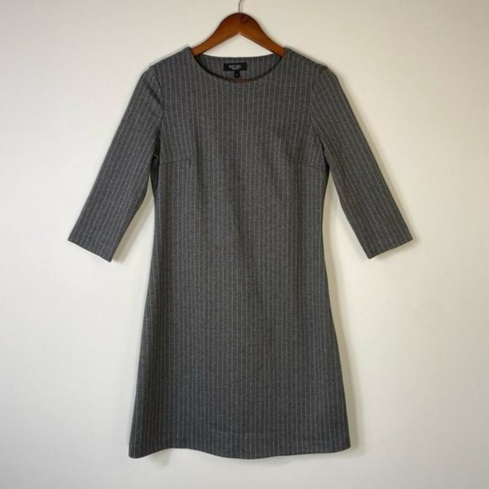 Rachel by?Rachel Roy?Grey Pinstripe Dress Sz 4
